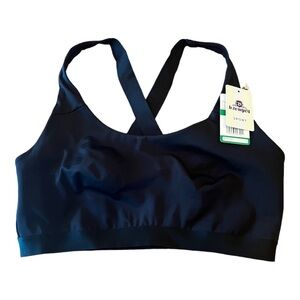 NEW b.tempt'd by Wacoal Crossback Sports Bra L  L Black NWT